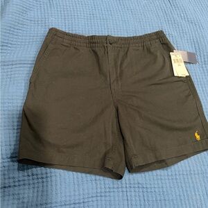 Ralph Lauren Men's Black Classic fitted shorts size Medium NWT